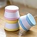 Travel Bottles Containers Sets, Silicone & PP Cream Jars Travel Accessories for toiletries, Compact Travel Size Containers with Hard Sealed Lids for Face Hand and Body Cream