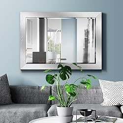 Renditions Gallery Rustic Rectangular Silver Wood
