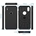 LUVVITT Ultra Armor Cover with Dual Layer Heavy Duty Protection and Air Bounce Technology Designed for iPhone X and XS with 5.8 inch Screen 2017-2018 - Black