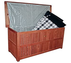 benelando arcón de madera de eucalipto: Amazon.es: Jardín