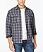 Boston Traders Men's Flannel Jacket Shirt with Fleece Lining