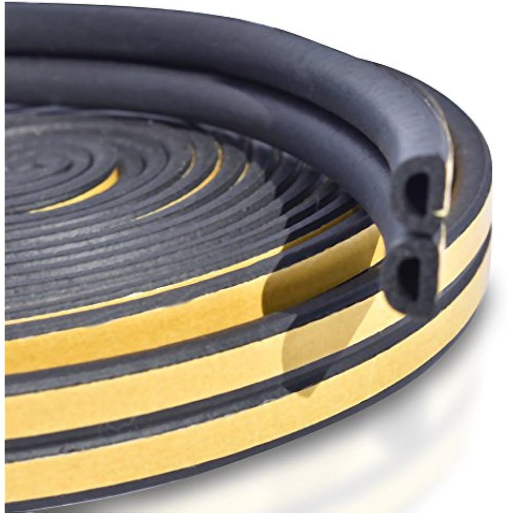 Door And Window Foam Seal Tape 2 Pack SelfAdhesive EPDM Draft Stopper