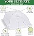 Chefast Food Cover Tent (5 Packs) - Pop Up Mesh Covers in 4 Sizes with Reusable Carry Bag - Protect Foods from Fruit Flies - Great for Picnics, and Outdoor BBQ