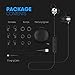 Mpow [Upgraded Magnetic Bluetooth Headphones Wireless V4.1, IPX5 Waterproof, Wearable Stereo Sport Earbuds In-Ear Earphones w/Mic & Case, Secure Fit for Running Workout (Silver)