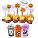 PBPBOX Food Picks Set Cupcake Topper Decorative (72 Picks + 6 Cups) Party Supplies and Decorations