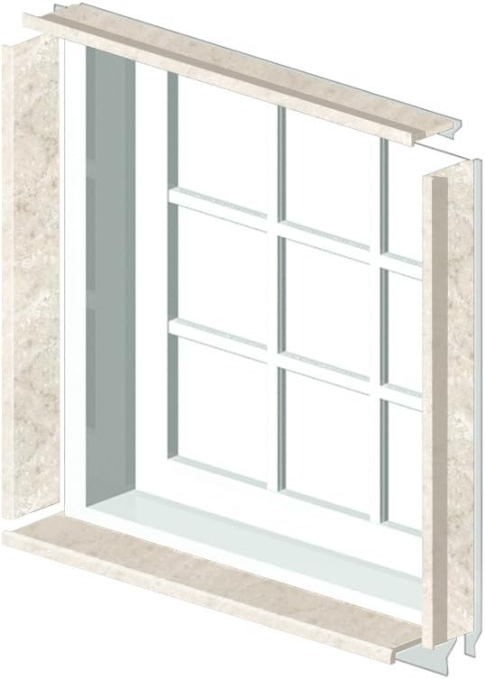 Transolid WTK3692 Shower Wall Window Trim Kit, Silver Mocha, Shower