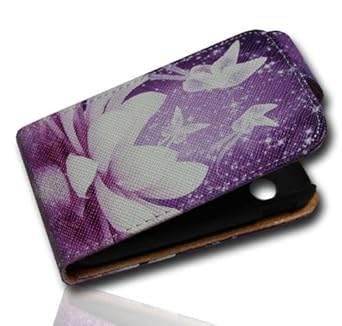 Handy Tasche Case Flip für Samsung Galaxy Y GT-S5360 / Hülle Etui Handytasche Schutzhülle JS M22