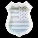 Fuehbur Police Badge Car Freshie Silicone with
