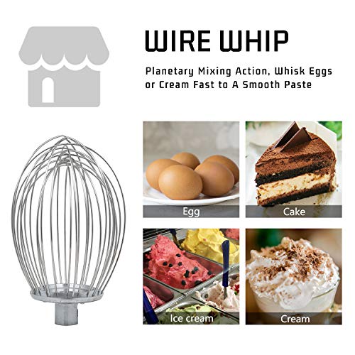 KITMA Commercial Floor Mixer 30 Quart 3 Speed Control Stand Mixer