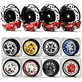 4pcs RC 1/10 RC Allum Brake Disc Caliper 12mm Hub for 1/10 RC Racing Model Car