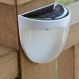 VICTORSTAR LED Wall Light / Night Light Solar Powered Light Sensor, 6 LED Rainproof Security Outdoor Light for Garden, Park, Fence, Patio, Deck, Yard, Home, Driveway  New Version N762