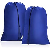 36 X 24 Extra Large Heavy Duty Drawstring Laundry Bag - Jumbo White Washing Hamper