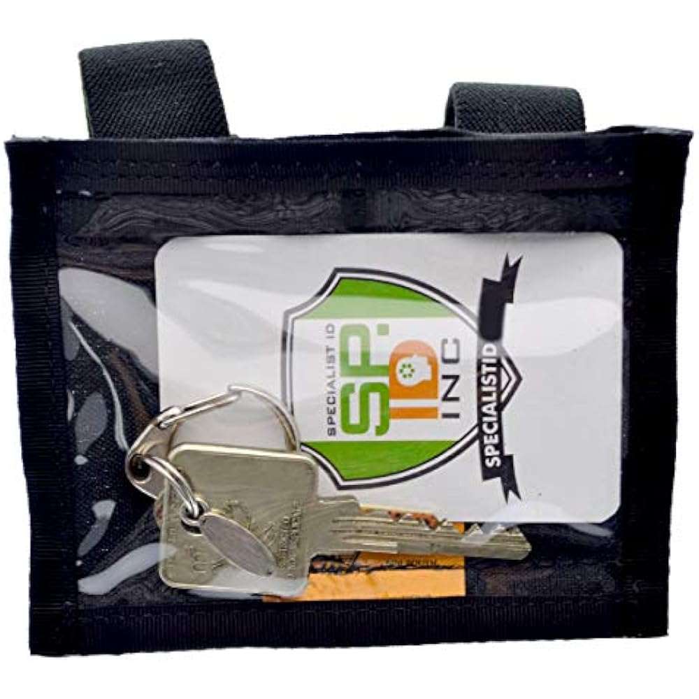 Ultimate Military Armband ID Badge Holder Heavy Duty Nylon I.D Card