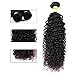 Golden Rule Brazilian Kinky Curly Hair Weave 100% Human Hair Extensions Natural Color Mixed Length (18 20 22)