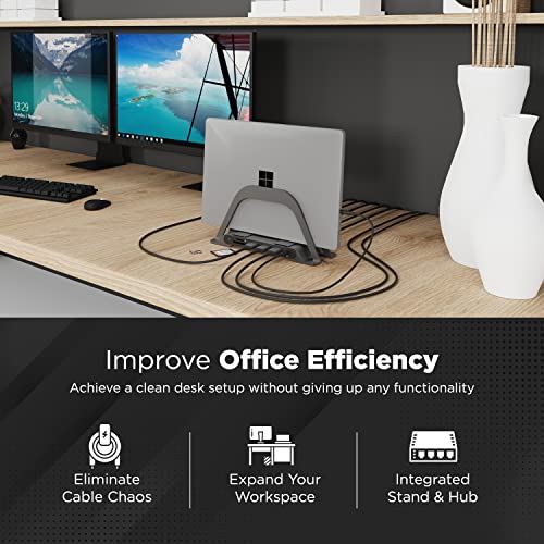 Aestoria Windows USB C Docking Station Dual Monitor Laptop Docking