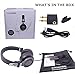 Conambo Active Noise Cancelling Headphones Stereo Headphones Inline Mic Smartphones Laptop PC, Foldable Lightweight Travel Cell Phone Headsets(CQ3)