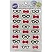 Wilton 24 Count Bow Ties and Glasses Mini Icing Decorations