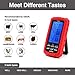 Veken Wireless Digital BBQ Meat Thermometer, Remote Cooking Food Grill Thermometer with Dual Probes for Grilling, Upgraded Oven Smoker Thermometer Kitchen Tools, Battery Included (230 Feet), Red