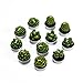 Decorative Scented Smokeless Cactus Tealight Candles, Cute Mini Succulent Plants Candles (Perfect for Home Decor/ Birthday Gift/ Christmas Festival/ Wedding Props/ House-Warming Party), Green, 12 pcs