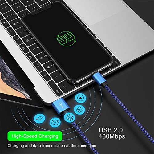 image for Power4 Lightning Cable, iPhone Charger Cables 4Pack 3FT 3FT 6FT 10FT t