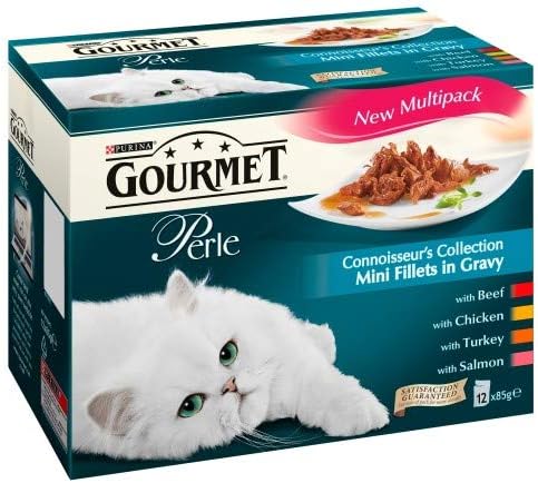 Gourmet Perle Connoisseur's Collection in Gravy 4 x 12 x 85gm