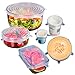 12 PACK - Premium Silicone Stretch Lids - BPA FREE –  SAVE MONEY - Reusable, Durable, Heat Resistant, Dishwasher, Microwave and Oven Safe Covers.