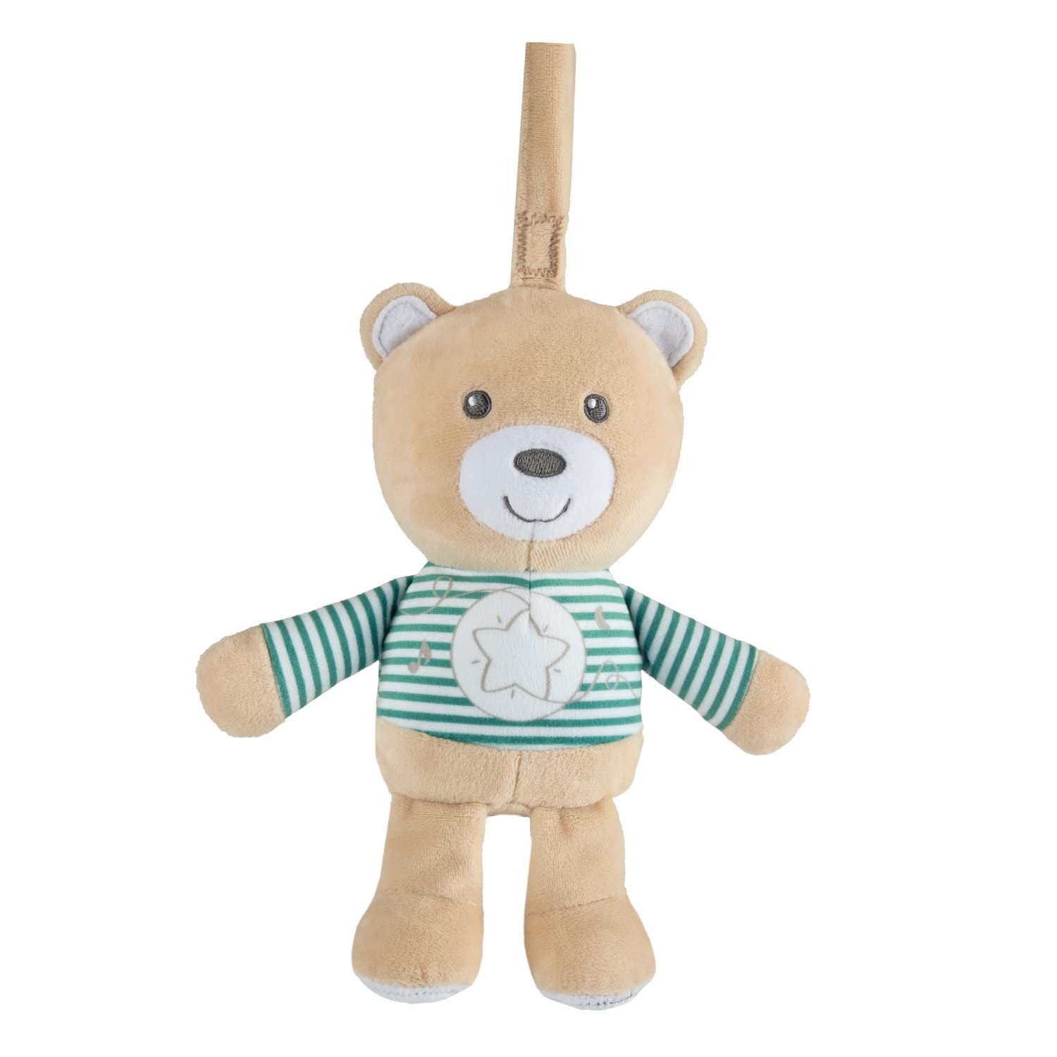 Chicco Lullaby Stardust Bear | Soft Plush Toy for Cots, Cribs, Pushchairs & Strollers, Calming Music for Baby