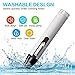 Nose Hair Trimmer - Electric Eyebrow and Facial Hair Clippers 4 in 1 Rechargeable Mute Motor Waterproof Ear and Nose Hair Trimmer Double-Edge Stainless Steel Blades Tool, Christmas Gift for Men