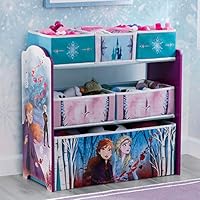 frozen multi bin toy organizer