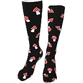 Kids Cozy Knee High Tube Compression Soccer Socks Novelty Athletic Long Crew Socks for Child Girls Boys Youth 19.8in