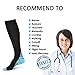 ASTAS Compression Socks for Men & Women (2 Pair) Sport Running Socks,Relief Prevent Swelling Shin Pain, Blood Circulation, Varicose,BEST Stockings S/M (adult5.5-8.5) & L/XL ( adult8-15.5)
