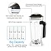 MengK Smoothie Blenders Professional Blenders Heavy Duty 1400W High Speed Blender for Shakes and Smoothies with Timer 64oz Jar BPA-Free Pitcher for Food, Vegetables and Frozen Fruits (HS200)
