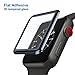 TANAAB - Apple Watch 42mm (Series 3/2/1 Compatible) Tempered Glass Screen Protector 3D Curved Edge 9H Hardness for Apple Watch 42mm - Black