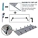 MOON LENCE Camping Cot for Adults Lightweight Portable Camping Bed Compact Folding Cot with Breathable Waterproof Bed Surface,Perfect for Base Camp,Hiking and Hunting