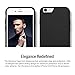 iPhone 6S Case - Maxboost [Vibrance S] For Apple iPhone 6 6S (4.7 Inch) Slider Style Protective SOFT-Interior Scratch Protection Finished Hard Cases Cover - Black / Black