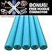Oodles of Noodles Deluxe Foam Pool Swim Noodles - 5 Pack Green