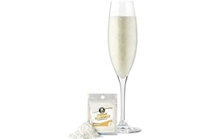 CAPPSTAN UK Twinkle My Drink® Pearl White Premium Edible Glitter for Drinks | Valentines Drink Decorations | Wedding Drink Decor | 5g up to 25 Servings