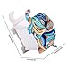 HomRing Cell Phone Stand, Colorful Tailed Elephant Pencil Holder Remote Control Container Desk Bracket Storage, Compatible with Phone and Tablet, Desk Decoration Organizer