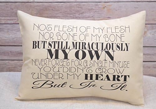Adoption Gotcha Gift Pillow for New Baby