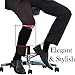 TeBo Compression Socks - for Athletic Running / Flight Travel S/M Black