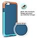iPhone 6 Case, LoHi Slim Fit Series Hybrid Impact 3 Color TPU Shockproof Rugged Cover for iPhone 6s/6 4.7 Inch - Blue