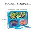 Bizz Bento Lunch Boxes with Spoon (2-Pack) 3-Compartment Leakproof Food Storage Container, Work, Home, School, Meal Prep, Portion Control, Dry or Liquid, Men, Women, Kids