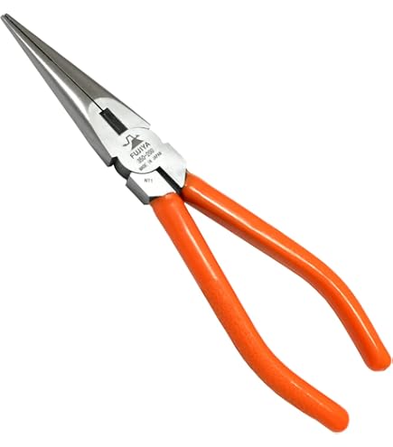 ナス太 Fujiya Tools, 380-170, Long Nose Pliers, 7 Inch: Needle Nose