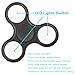 Fidget Spinner[LED Light], Koolife Glow Hand Spinner Relieve Stress Toy- Perfect for ADD, ADHD, Anxiety and Autism Adult Children - with Protect Case