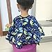 AKOAK Children Cartoon Dolphin Patterned Hair Cut Cap Waterproof Hairdresser Dressing Salon Gown Apron Cloak Cloth for Salon