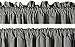Amazon Basics Room Darkening Blackout Window Curtain with Rod Pocket and Tie Back, 52 x 63 Inches, Dark Gray - Set of 2