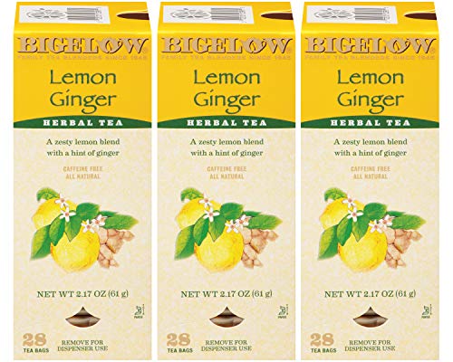 Bigelow Lemon Ginger Herbal Tea Bags