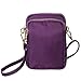 HAIDEXI Small Crossbody Bags Cell Phone Purse Smartphone Wallet For Women (A-PURPLE)