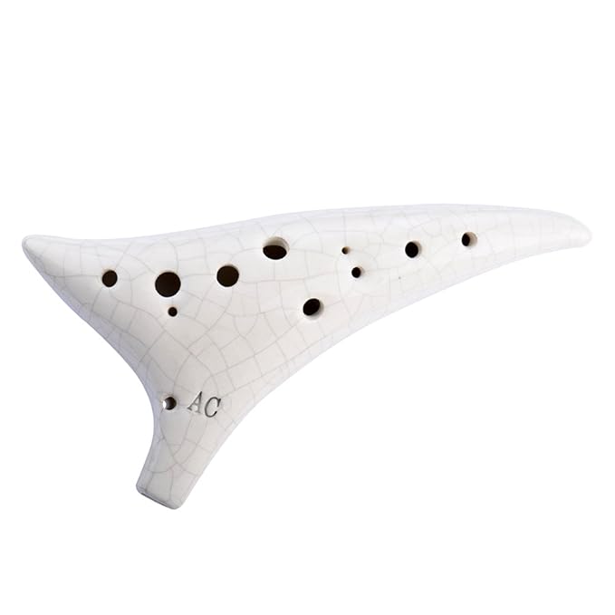 "Rhythm of Wind" 12 Hole Sweet Potato Flute in Alto C, Graceful Design