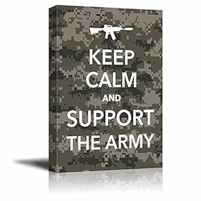 Military Family Keep Calm and Support The Army